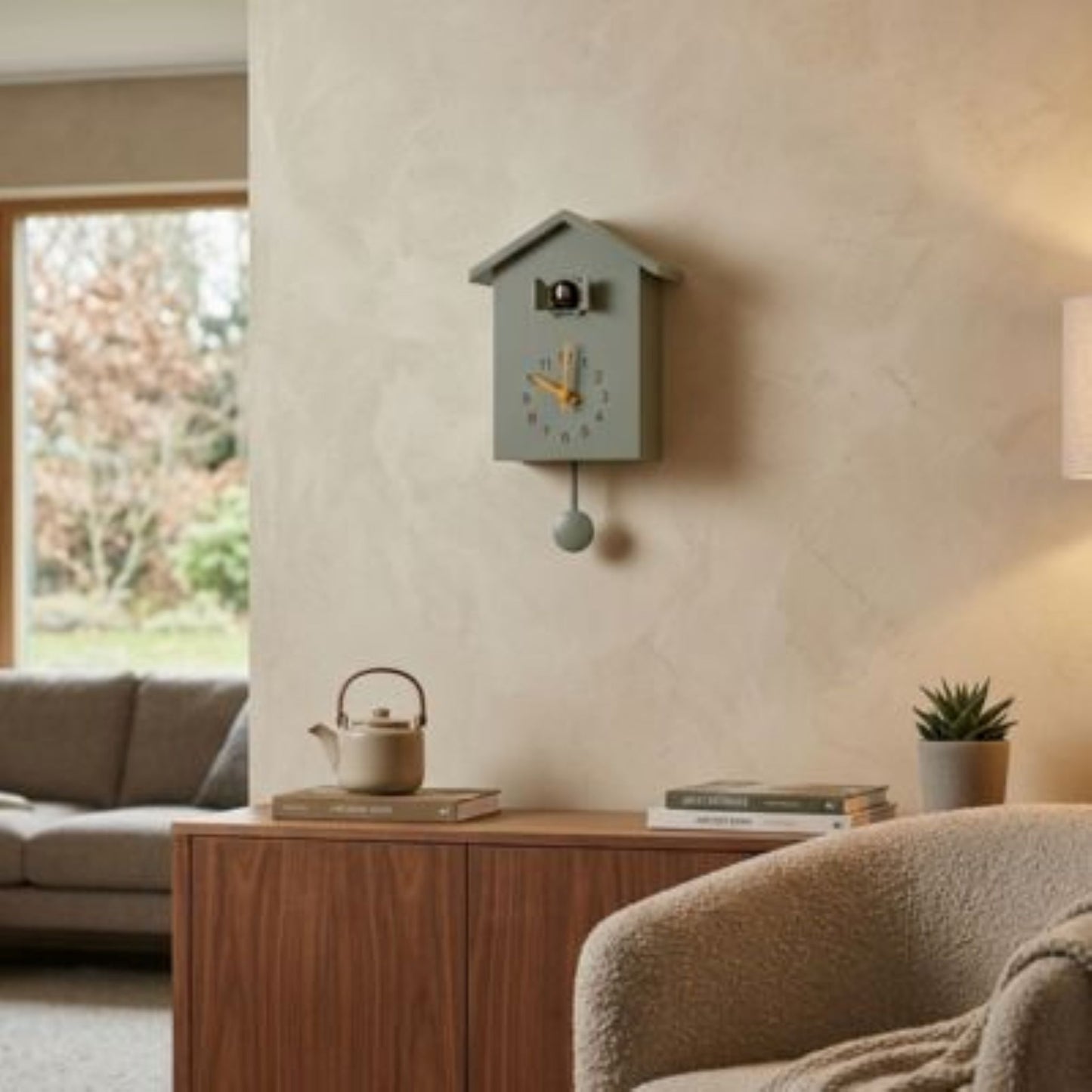 horloge Ă coucou artisanale finition mate balancier spherique charme intemporel