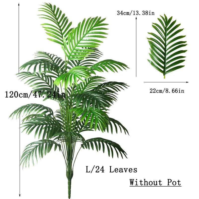 Grand Palmier Artificiel tropicana 120cm de 24 feuilles