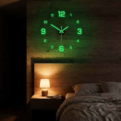 Horloge murale numérique lumineux – chiffres LED haute visibilité