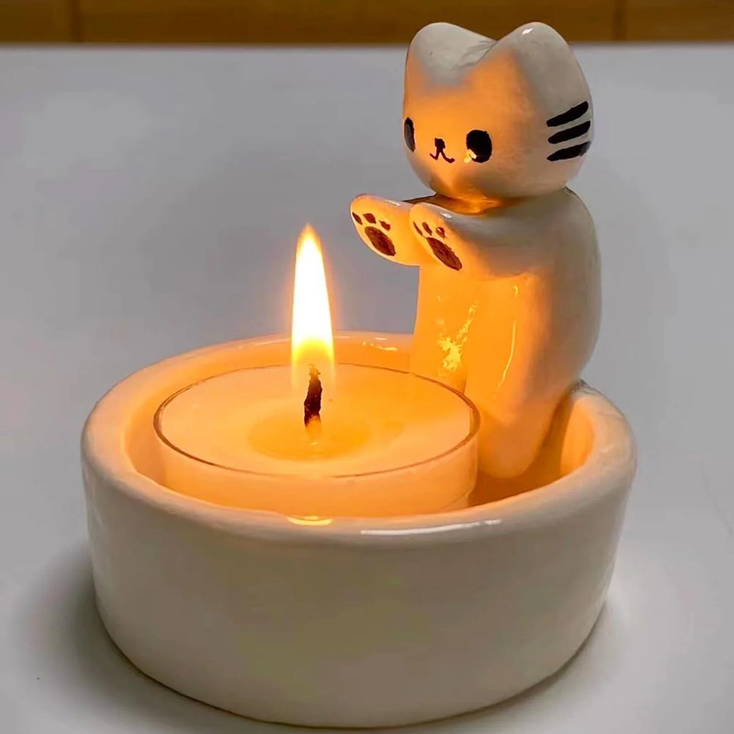 Bougeoir Chaton | Luminescence - Maison Harmonieuse