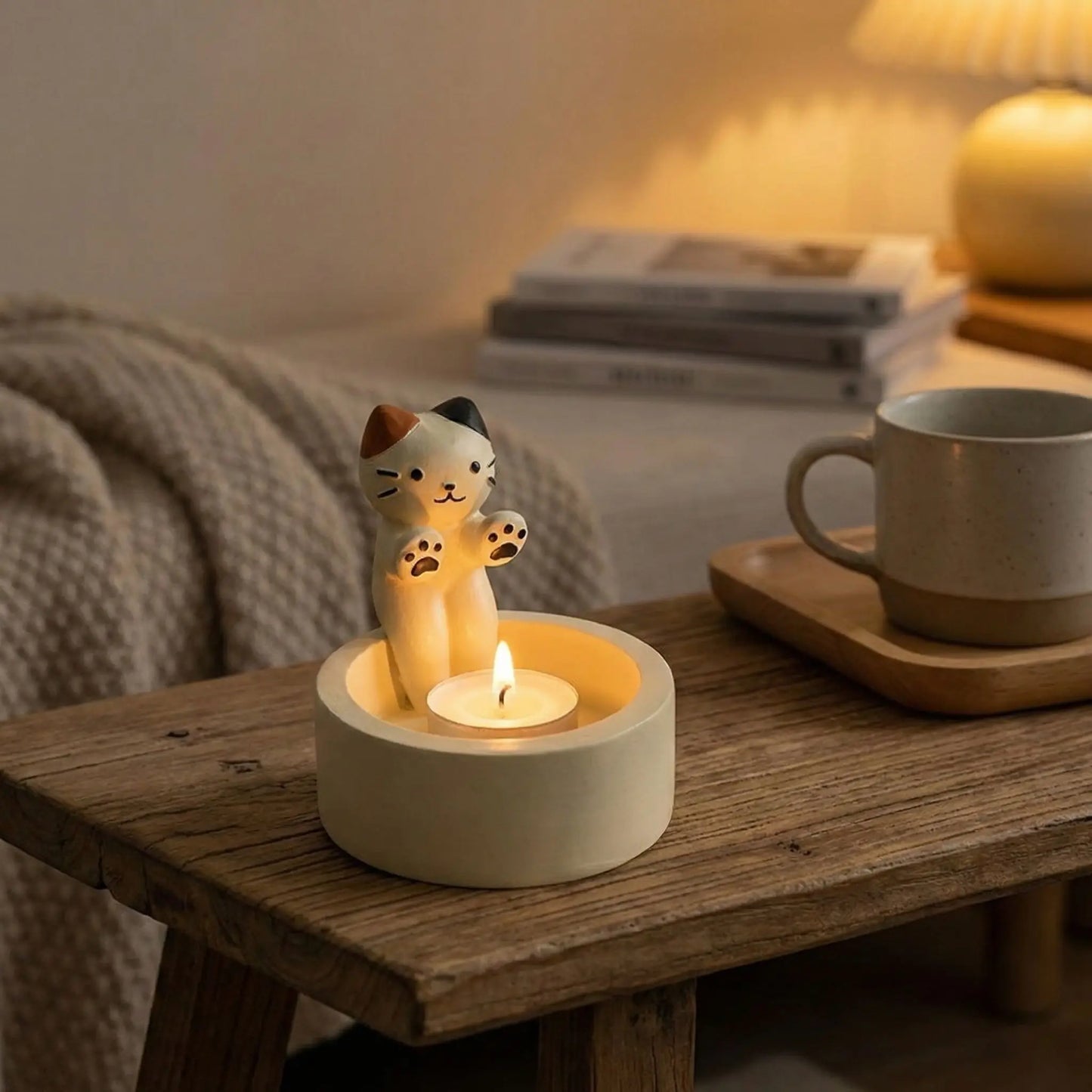 Bougeoir Chaton | Luminescence - Maison Harmonieuse