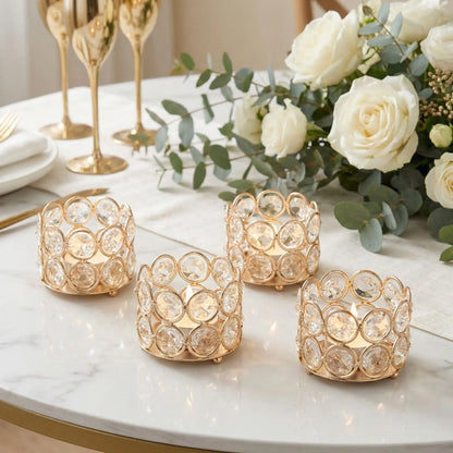 Bougeoirs photophore en Cristal | Élégance - Maison Harmonieuse