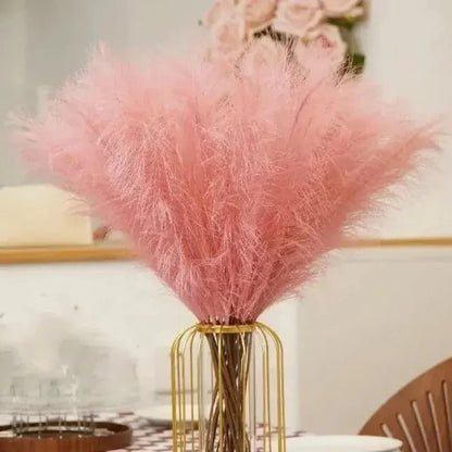 Pampas artificielles roses en lot pour décoration chambre ou salon – Maison Harmonieuse