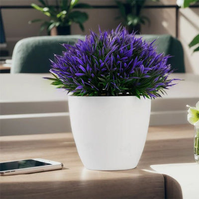 Plante artificielle deux tons violette| Ultra - réaliste 