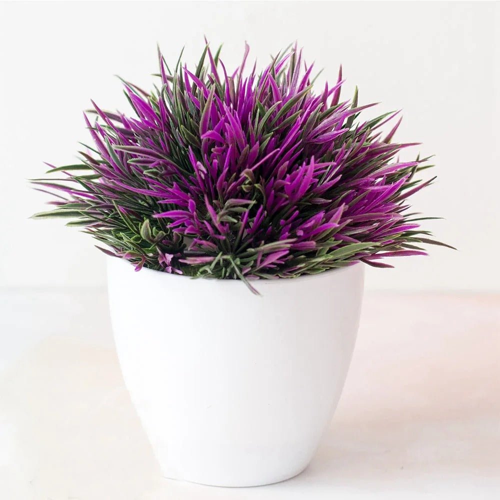 Plante artificielle mauve| Ultra - réaliste - Maison Harmonieuse