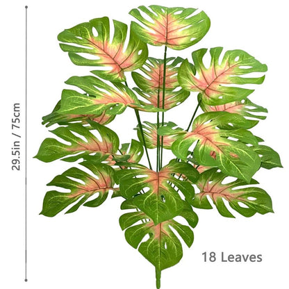 Plante artificielle monstera deux tons 18 leaves