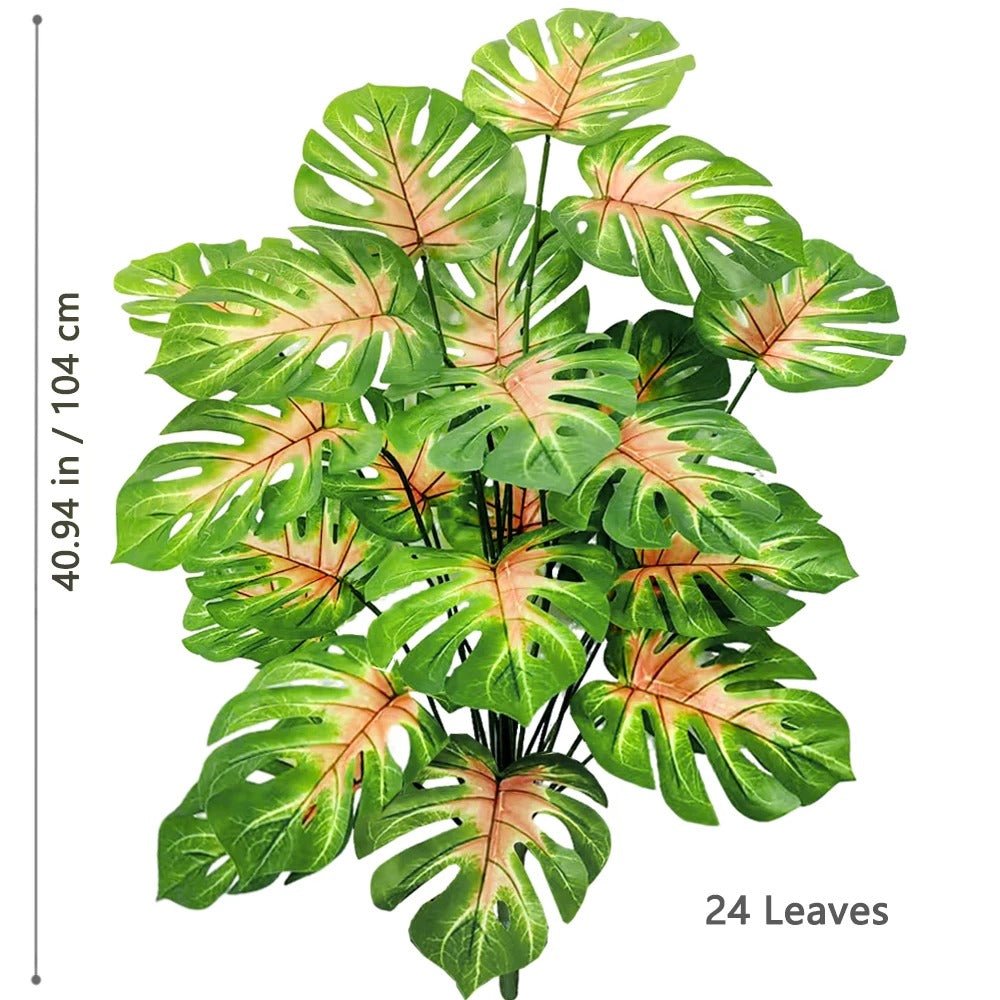 Plante artificielle monstera deux tons 24 leaves