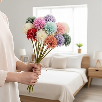 Plante artificielle | Boule d'Ange - Maison Harmonieuse