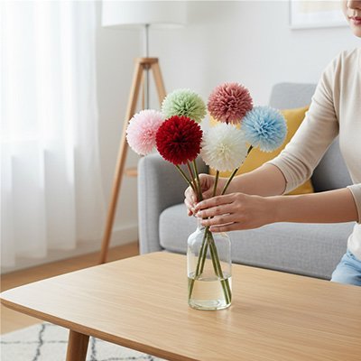 Plante artificielle | Boule d'Ange - Maison Harmonieuse