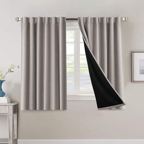 Rideau occultant | 100% Obscurité - Maison Harmonieuse