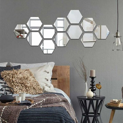 Miroir autocollant | Adhésif Élégance - Maison Harmonieuse